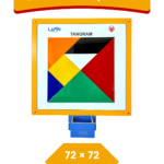 Tangram - Dekoratif Duvar Oyunu, Ofis/Okul Ortak Alanlar için Oyunlar