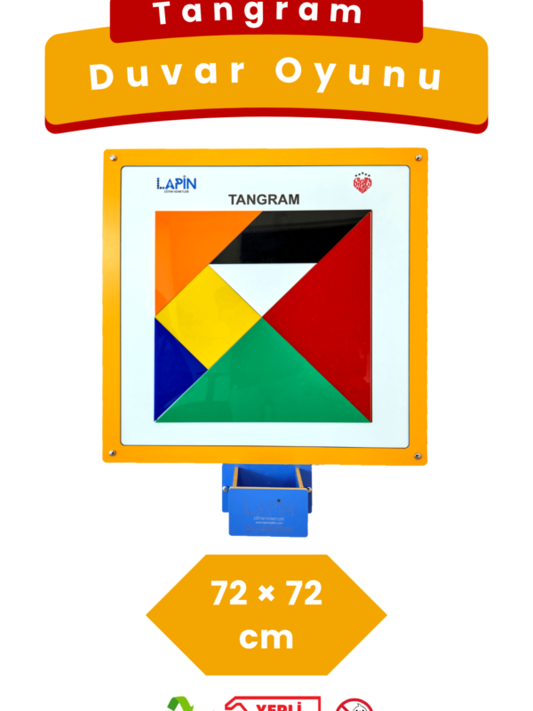 Tangram - Dekoratif Duvar Oyunu, Ofis/Okul Ortak Alanlar için Oyunlar