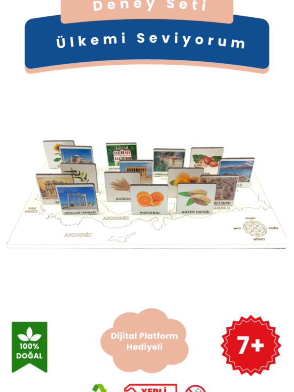 Ülkemi Seviyorum – Kendin Yap DIY Deney Bilim Seti