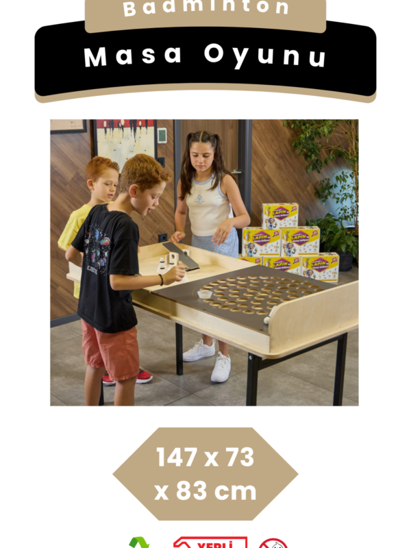Badminton - Masa Oyunu, Ofis/Okul Ortak Alanlar için Oyunlar