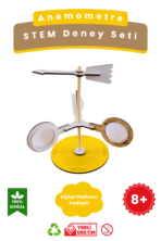 Anemometre - Kendin Yap Stem Bilim ve Deney Seti - DIY Montessori Eğitim - Maker Set