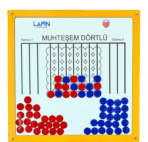 Muhteşem Dörtlü - Dekoratif Duvar Oyunu, Ofis/Okul Ortak Alanlar için Oyunlar