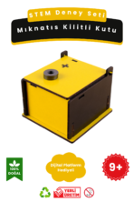 Mıknatıs Kilitli Kutu - Kendin Yap Stem Bilim ve Deney Seti - DIY Montessori Eğitim - Maker Set