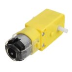 Redüktörlü Plastik Motor - 250 Rpm 6V - Sarı Motor