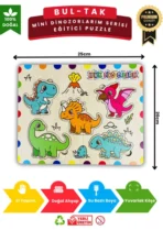 Ahşap Eğitici Puzzle Seti – 7’li Eğitim ve Keşif Paketi - Görsel 5