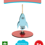 Manyetik Roket - Kendin Yap Stem Bilim ve Deney Seti - DIY Montessori Eğitim - Maker Set