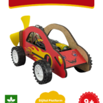 Pervaneli araba - Kendin Yap Stem Bilim ve Deney Seti - DIY Montessori Eğitim - Maker Set