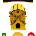 Yel Değirmeni - Kendin Yap Stem Bilim ve Deney Seti - DIY Montessori Eğitim - Maker Set